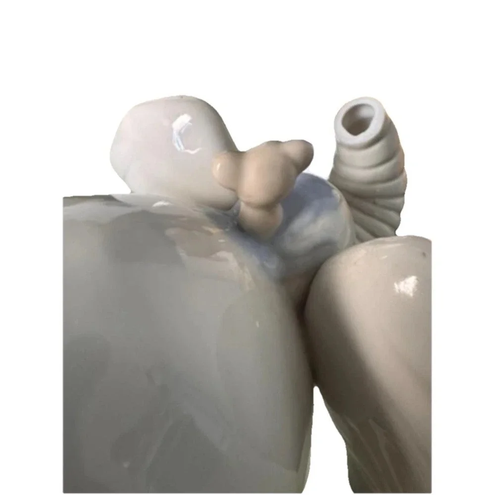 Enesco Ceramic Elephant Night Light Piggy Bank Corded Electric‎ Nursery Decor
